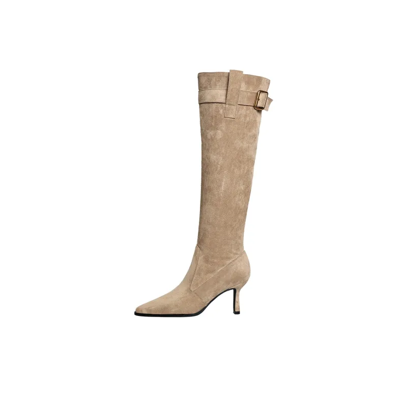QITUMAUL Knee high Boots Women's-5