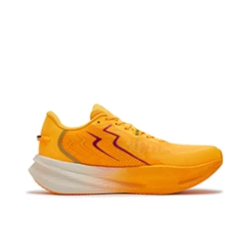361° Speed Boost Float 2.0 Abrasion Resistant Rebound Low Top Carbon Plate Casual Running Shoes Men's Orange Purple-1