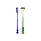 Long Handle Toothbrush-Blue+Z-Shaped-Green