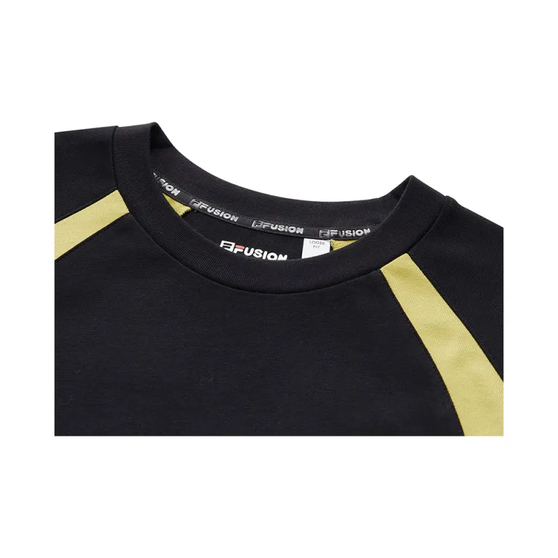 FILA FUSION T Shirt Men's Ginger Green Yellow-2