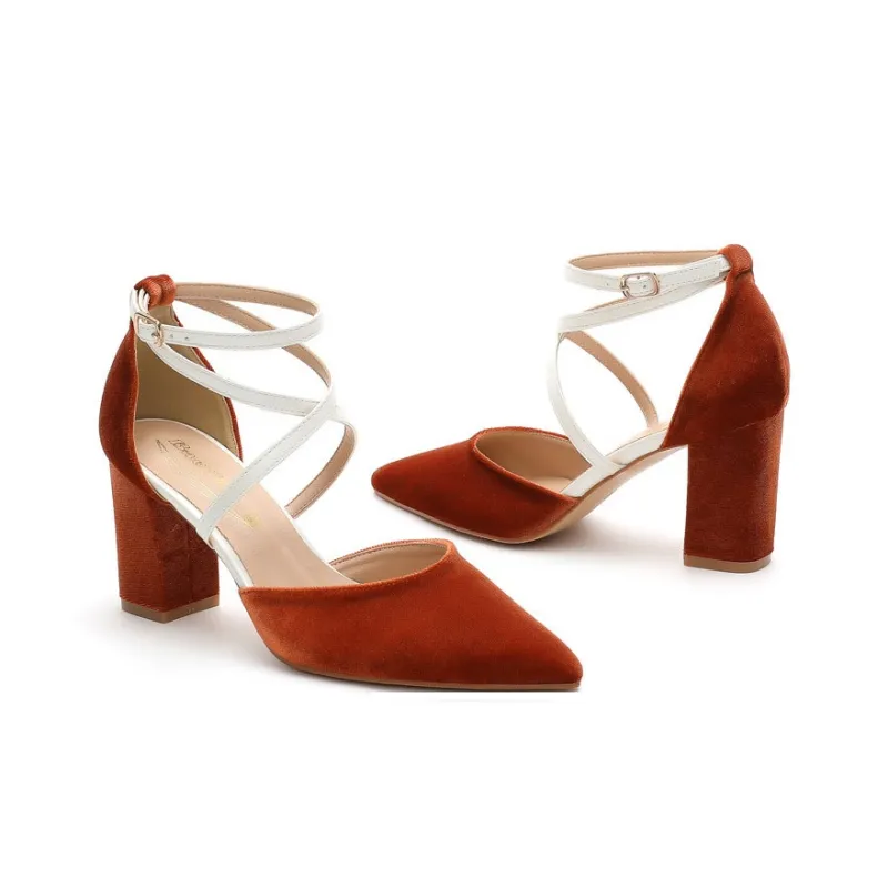 KATHRYN WILSON Chunky Heel High Heels 8cm Women's-3