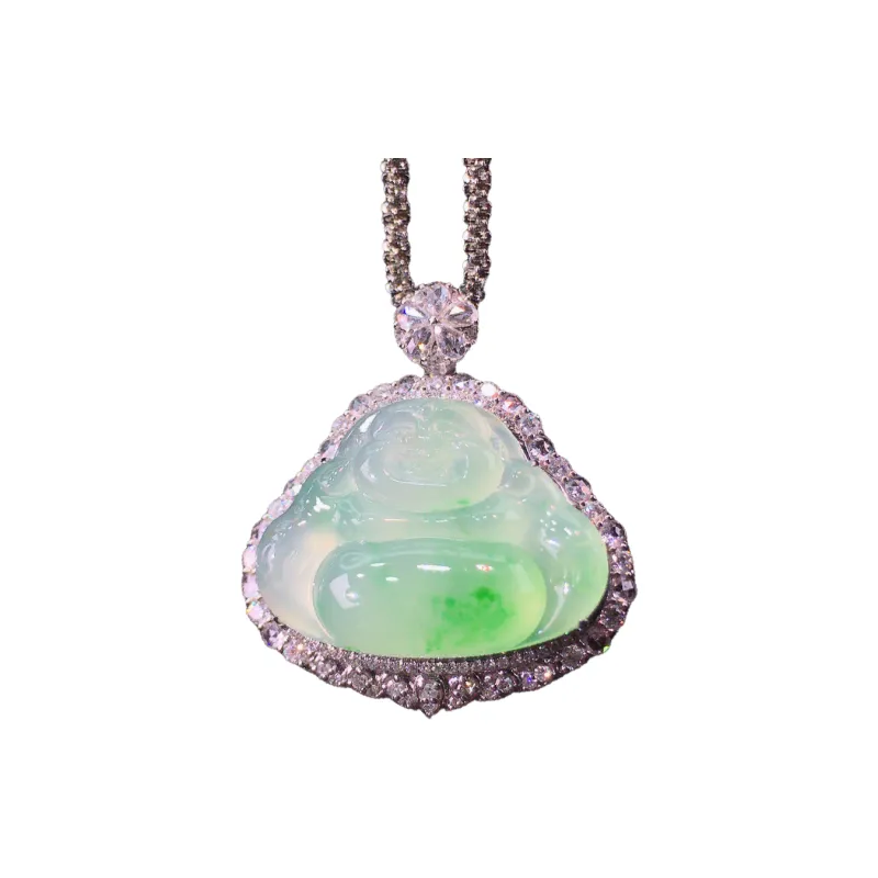 Xiangyan Ice Type Jadeite Necklaces Unisex-0