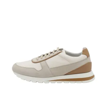 Brunello Cucinelli Panelled Lace Up Sneakers