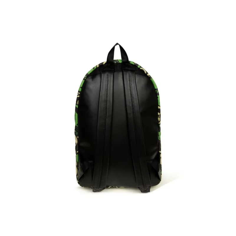 BABY MILO STORE BY A BATHING APE Synthetic Leather Backpack Regular Unisex Green-1