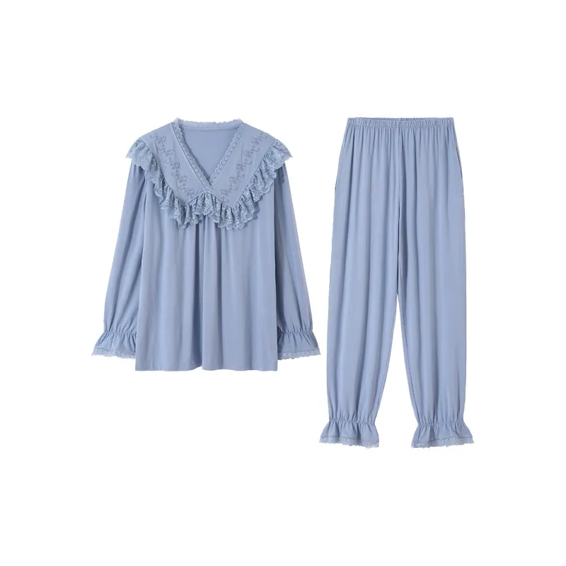 MADALLO Pajama Set Women's Sky Blue-0