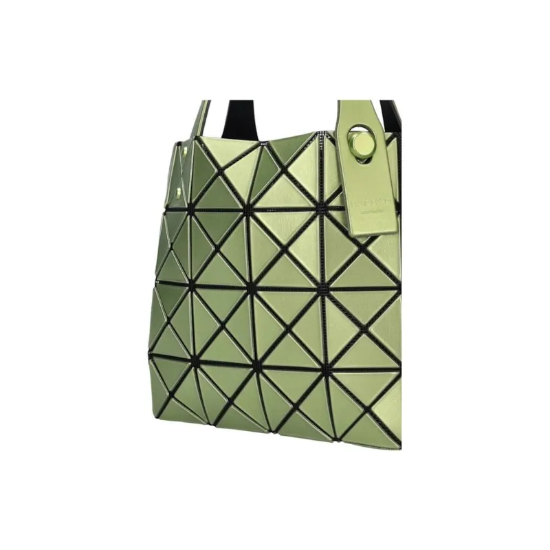 ISSEY MIYAKE Lucent Boxy Polyvinyl Chloride Resin Tote Bag Shopping Bag Handbag Mini Unisex Bright Green-3