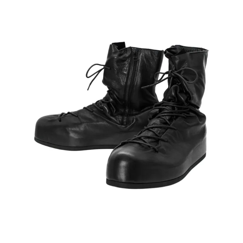 Yohji Yamamoto Ankle Boots Men's Black-3