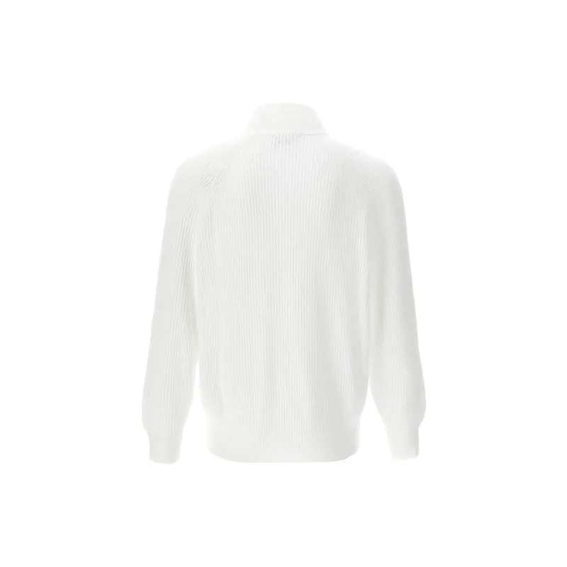 Brunello Cucinelli Zip Up Knitted Cardigan-1