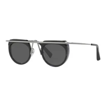 Alain Mikli Metal Round Sunglasses Women's Black