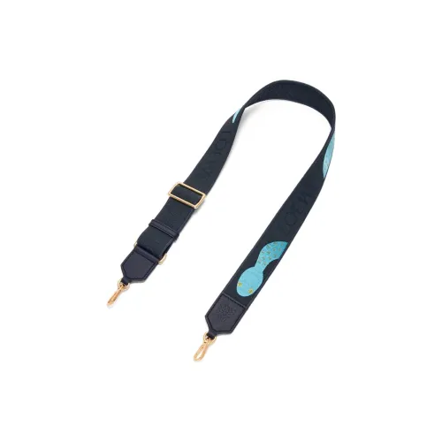 LOEWE Anagram Jacquard With Calfskin Bag Strap Women's Deep Ink & Sky Blue