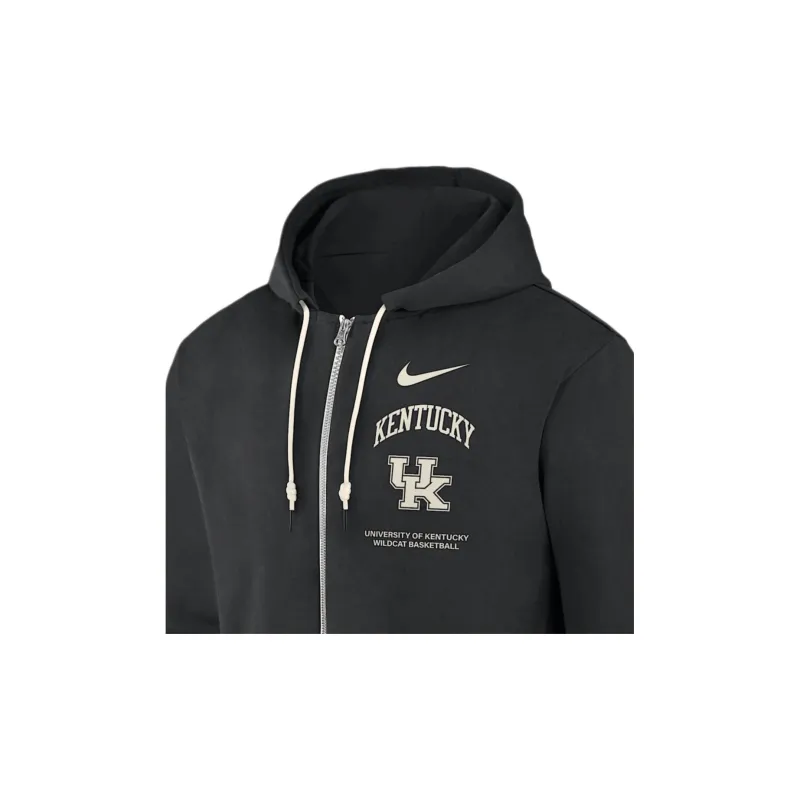 Nike Kentucky Wildcats On Court Basketball Dri FIT College Full Zip Hoodie-2