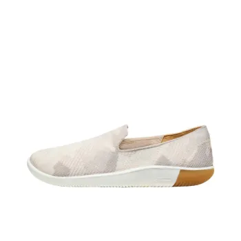 KEEN KNX Slip Resistant Low Top Casual Shoes Women's Ecru