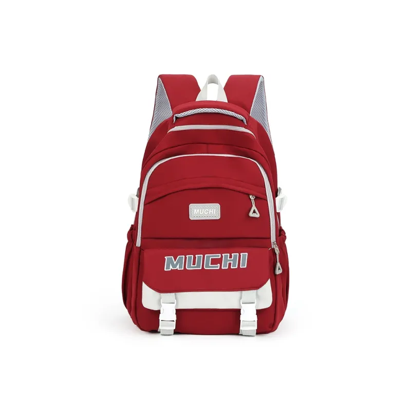 MOK Waterproof Fabric Backpack Unisex Multicolor-6