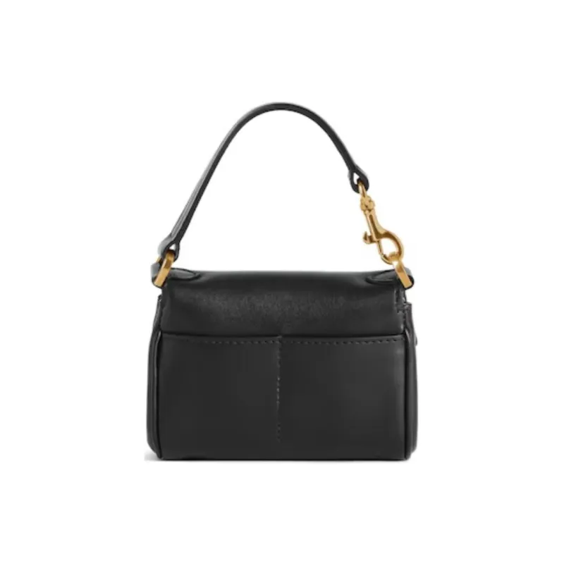 Balenciaga Smooth Calf Leather Handbag Mini Women's Black-4