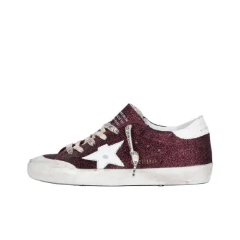 Golden Goose Super Star Low Top Skateboard Shoes Women's Red