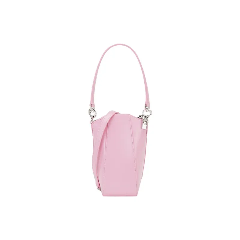 Givenchy Cow Leather Vertical Handbag Crossbody Bag Mini Women's Pink-4