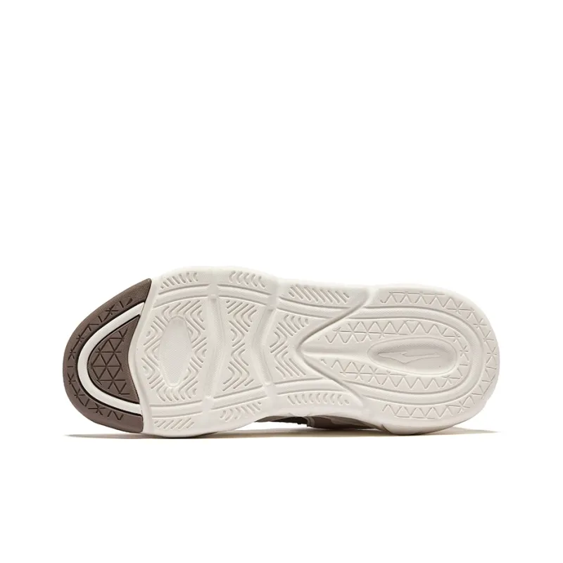 Erke Battery Panda 4.0 Wear-Resistant Slip-Resistant Low-Top Low-Top Women's Microcrystalline White Charcoal Gray-4