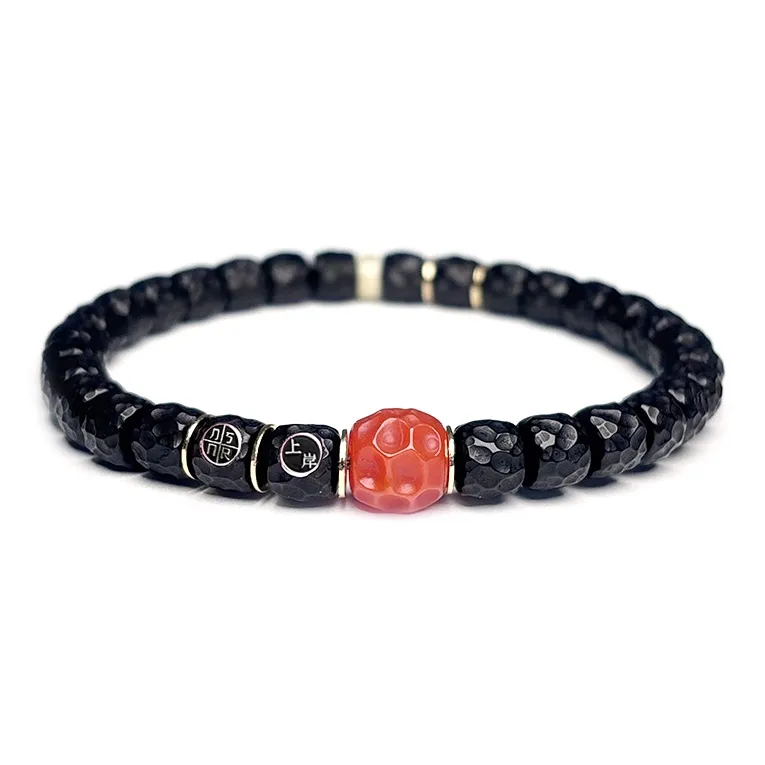 MOUNTAINS AND MANS Coconut Shell Beads New Chinese Style Prosperity And Good Luck Beaded Bracelet Unisex-5