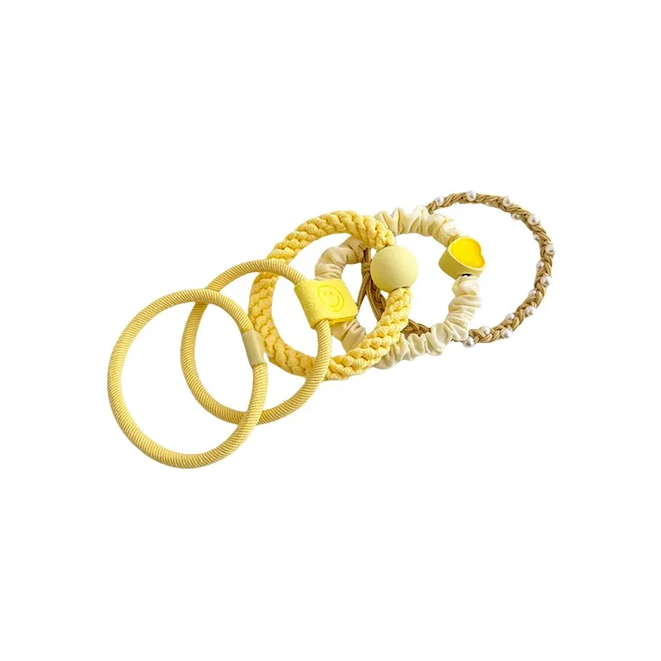 Water Jade Fabric Hair Tie Women's-7