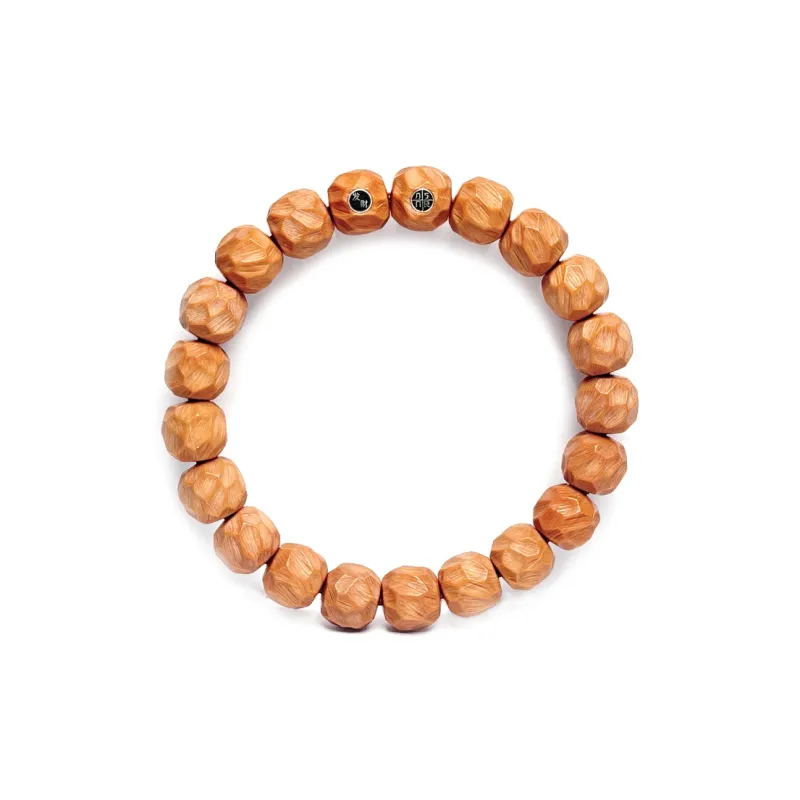 MOUNTAINS AND MANS Monkey Head Walnut New Chinese Style Good Luck Beaded Bracelet Unisex-1