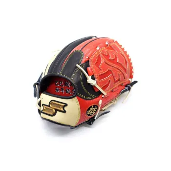 SSK Baseball Gloves Catcher's Glove Top Grain Cow Leather Unisex Red Black