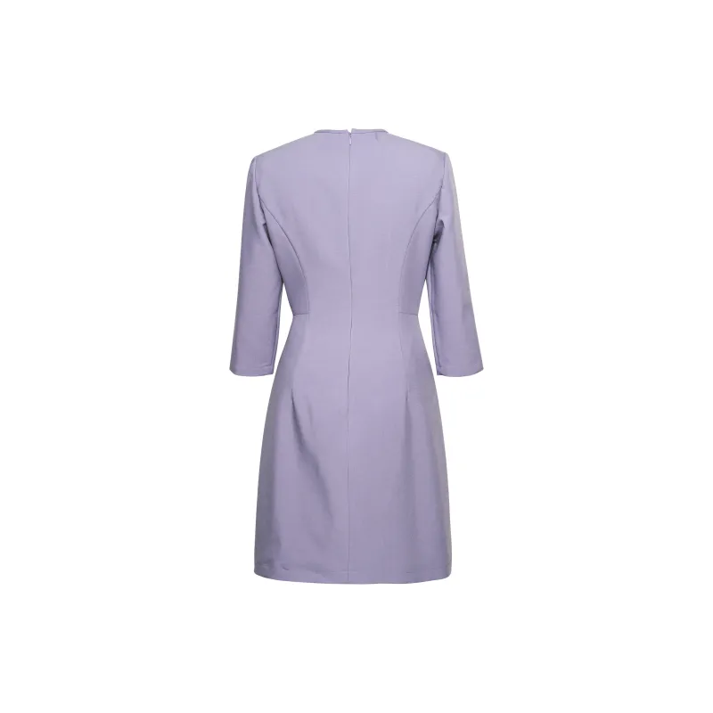 ROEYSHOUSE Long Sleeved Dresses Women's Taro Purple-1