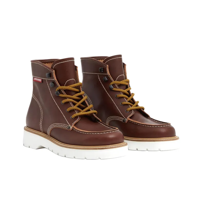 DSQUARED 2 Lace Up Ankle Boots-2
