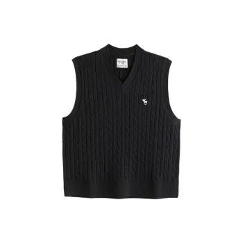 Abercrombie＆Fitch Vest Men's Black