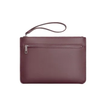 ZARA PU Envelope Bag, Clutch Men's Dark Red Color