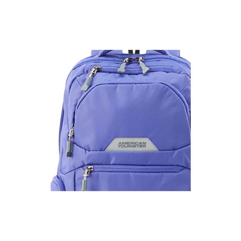AMERICAN TOURISTER Fabric Backpack Large Size Unisex Black/Blue Purple/Ink Blue/Green-1