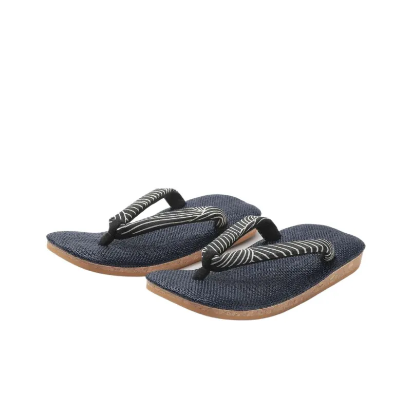 Mizuno Rubber Sole Quick Dry Flip Flops Unisex Black-1