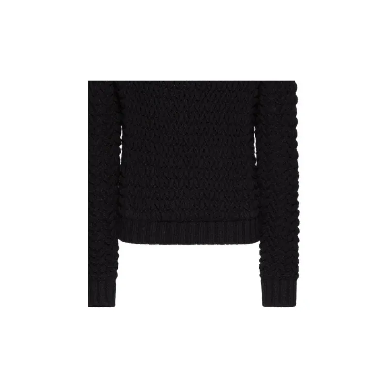 Valentino High Neck Long-Sleeved Jumper-5