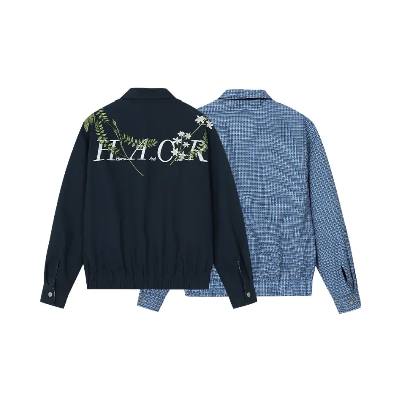 HARSH AND CRUEL Jackets Coats Unisex Navy Blue-3
