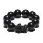 African Blackwood Chinese Auspicious Animal Beaded Bracelet