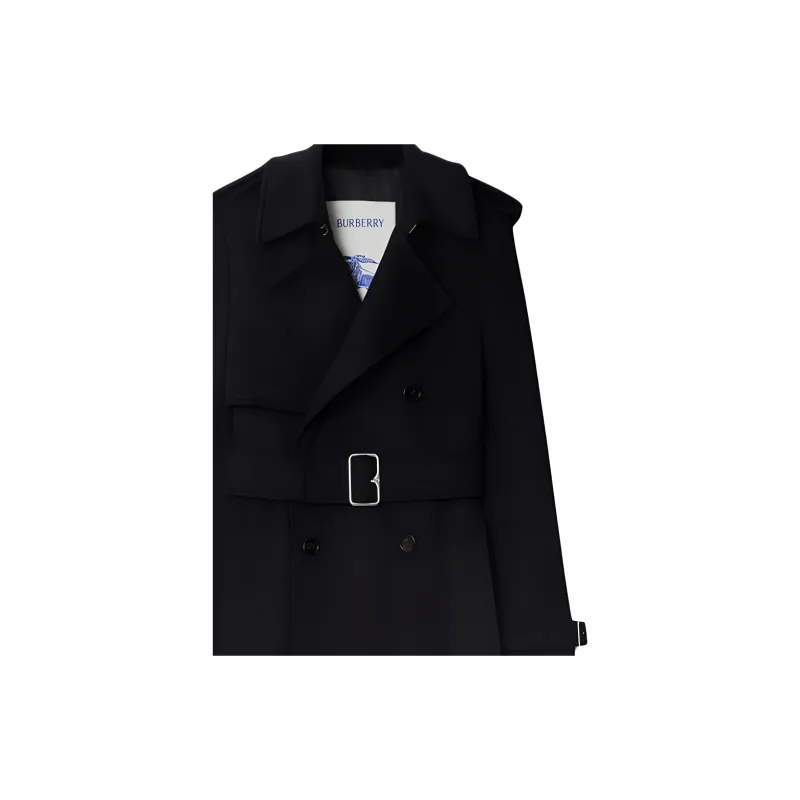 Burberry Trench Coat Women's Black-4