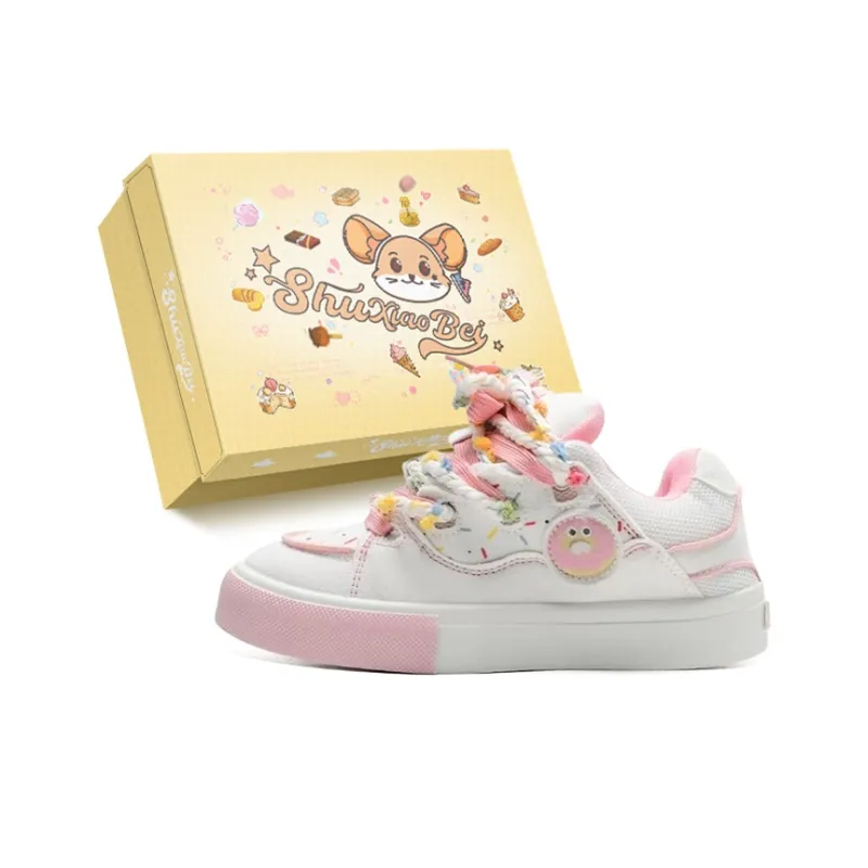 SHUXIAOBEI Doll Collection Puffy Shoes Low Top Skateboard Shoes Women's-20