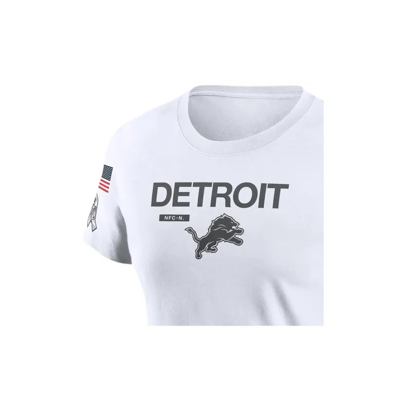 Nike Detroit Lions Salute To Service Legend Women's Nike Nfl T-Shirt-2