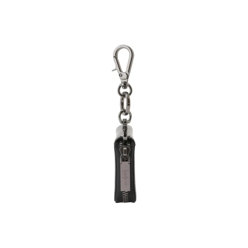 Yohji Yamamoto Cow Leather Key Pouch Regular Men's Black-1