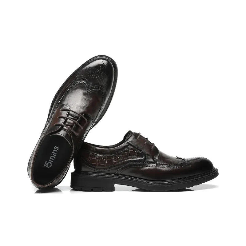15 MINS Dress Shoes Men's Black-13