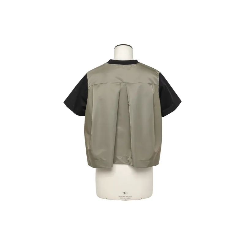 Sacai Panelled T shirt-1