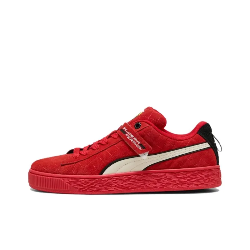 PUMA Suede Xl Hero Scuderia Ferrari Rosso Corsa Warm White-0