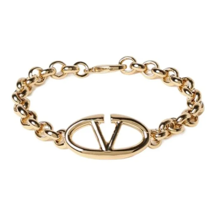 Valentino Brass Bracelets Men's Gold-0