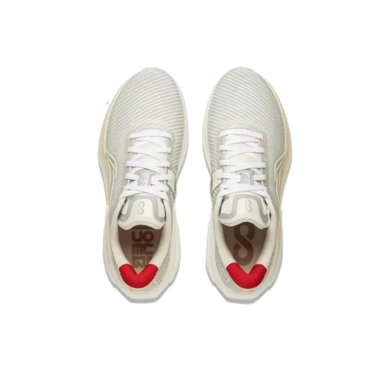 LiNing Liuliu 8 Anti Slip Wear Resistant Low Top Casual Running Shoes Women's Gray Red-3