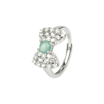 QIXIANG Ice Glutinous Jadeite Rings Women's