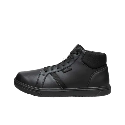 KEEN Cushioning Mid Top Skateboard Shoes Men's Black