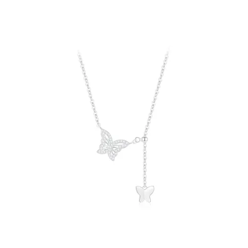 PRETTY DIARY S925 Silver Necklaces Women's