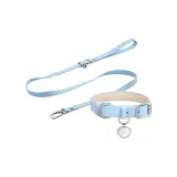 [Sky Blue Exclusive Clothing Sets]Peaceful Nameplates+Collar+Leash