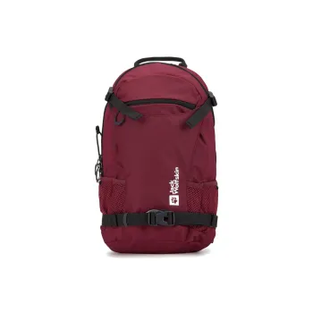 Jack Wolfskin Polyester Backpack Unisex Dark Gemstone Red