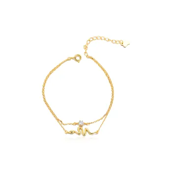 Chongqing Gold Store S925 Silver Bracelets Unisex