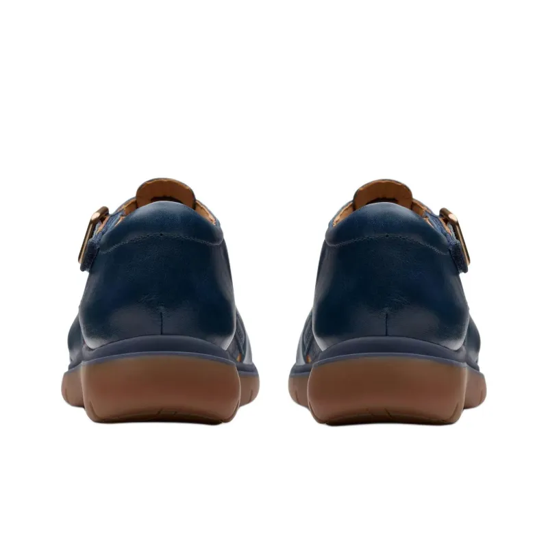 Clarks Certina Sun Roman Sandals 3cm Women's Blue-4